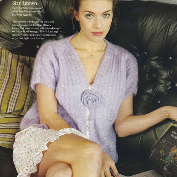 Rib and Flower Shrug