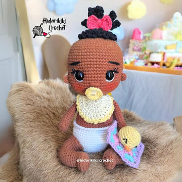 Newborn Baby Doll Amigurumi Crochet Pattern – HidariBabies Collection (PDF)