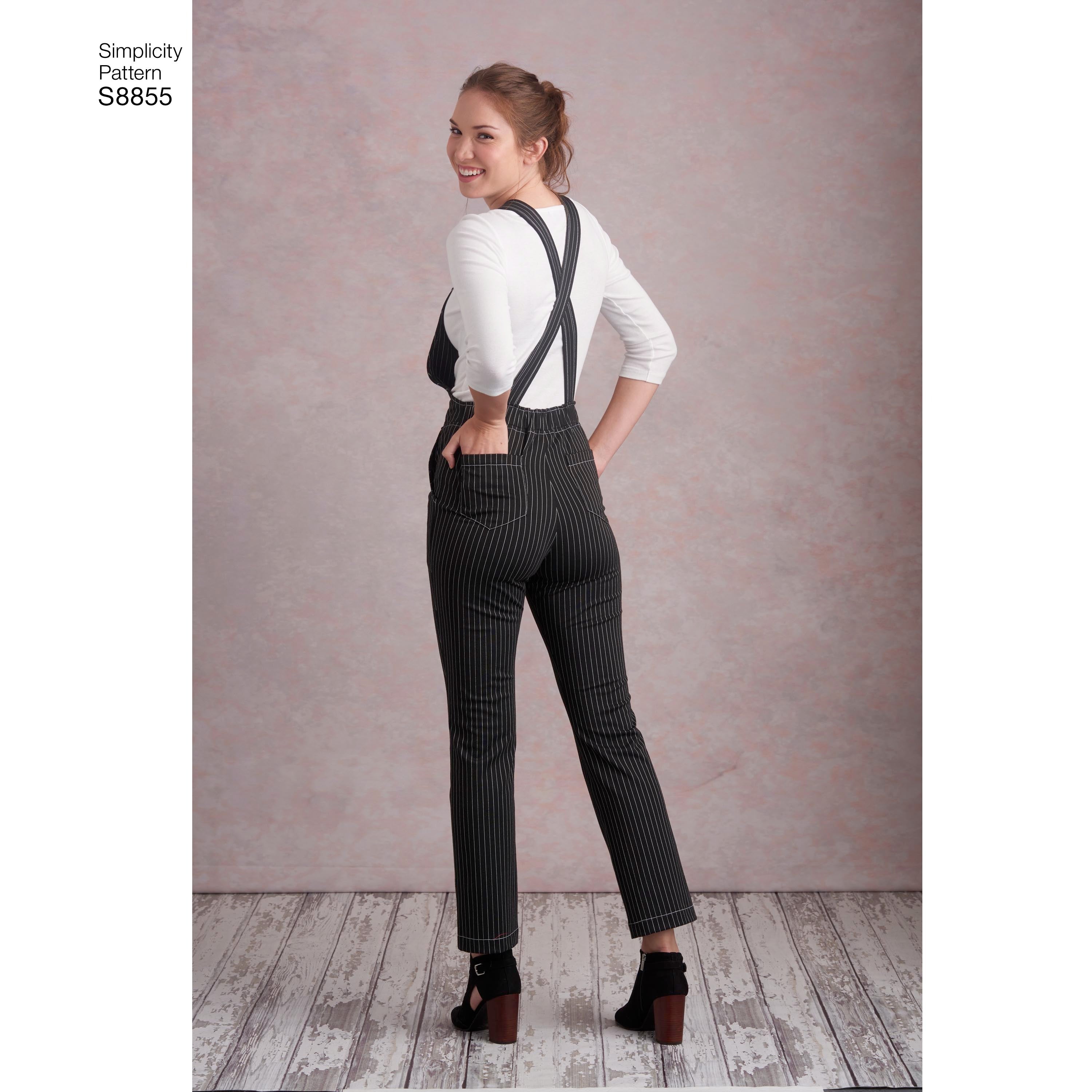 Simplicity S8855 Misses Knit Overalls - Sewing Pattern