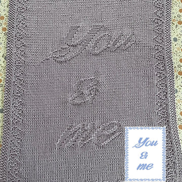 Nr. 809 You & Me Valentine guest towel