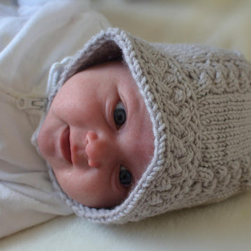 Cable Baby Bonnet
