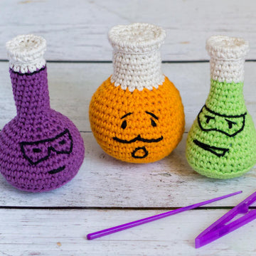 Chemistry lab flask set