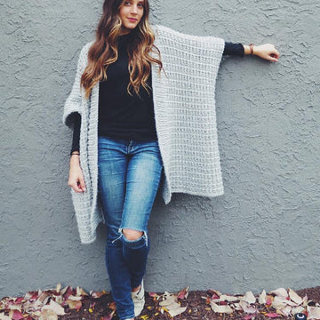 Cloaked in Clouds Poncho