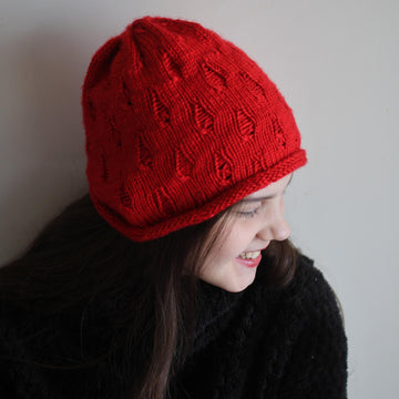 Distressed Worsted Beanie