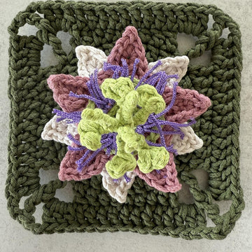 Passion Flower Granny Square