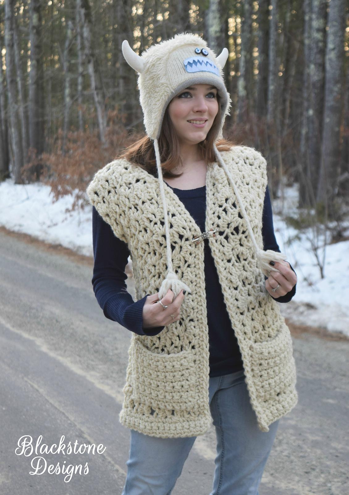 Chunky Lace Vest