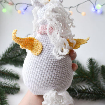 Unicorn with coffee amigurumi