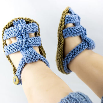 Baby Boys Knit Summer Sandals
