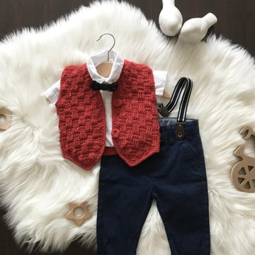 Harmony Basketweave Vest N 633