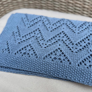 Chevron Cuddle Baby Blanket