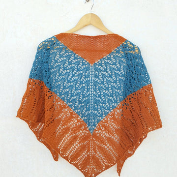 Flying Teal Shawl