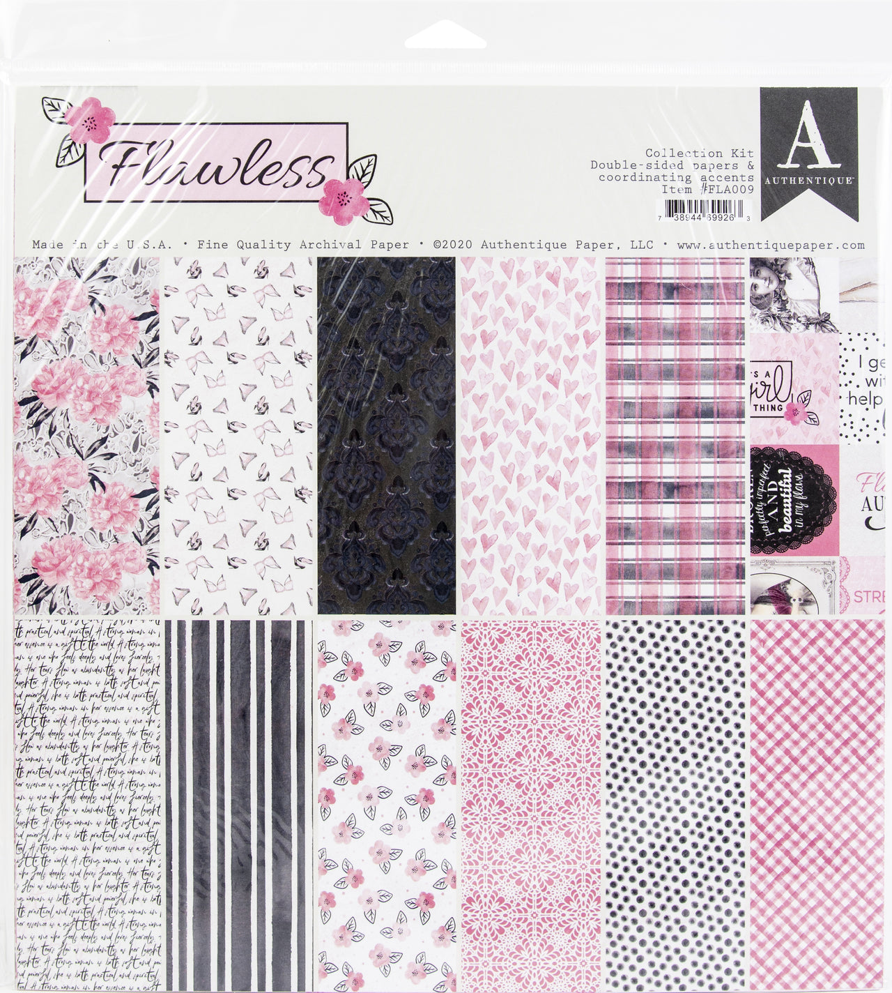 Authentique Paper Authentique Collection Kit 12"X12" - Flawless
