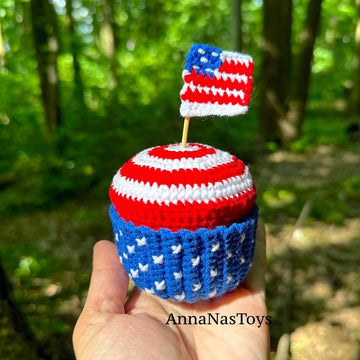 Cupcakes for US Independence Day