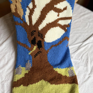 Old Spooky Tree baby blanket
