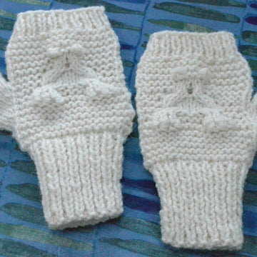 Fingerless Frog Mittens