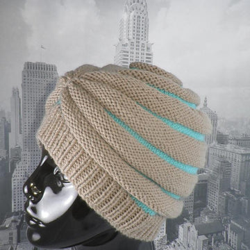 Stripe Beehive Turban Hat