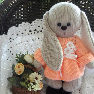 Pattern Knitted Bunny
