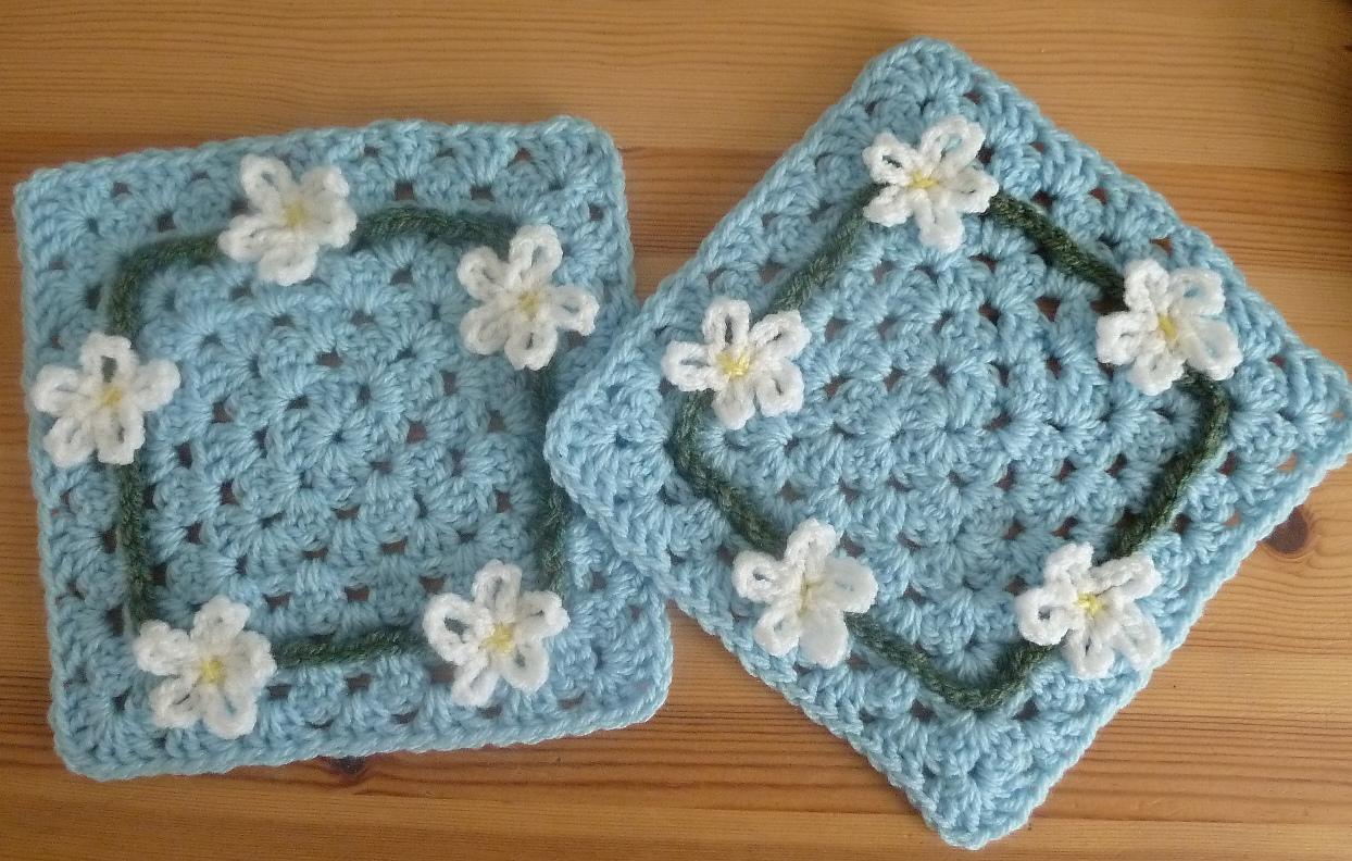 Daisy Chain Square Pattern