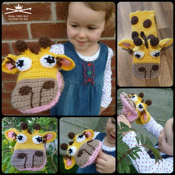 My first puppets: Geraldine Giraffe