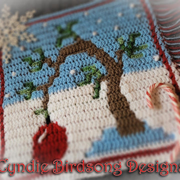 Sad Little Christmas Tree mosaic square