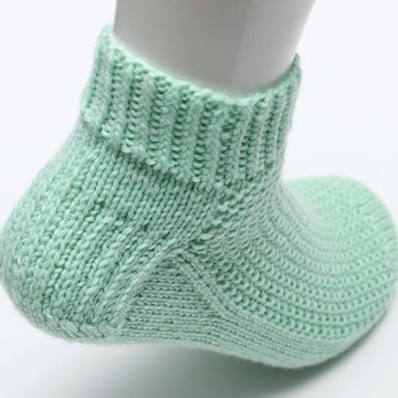 Green Apple Socks - Cuff Down