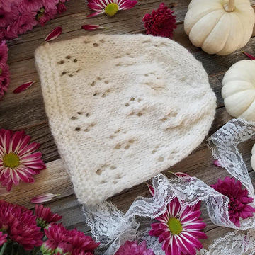 Flowery Lace bonnet