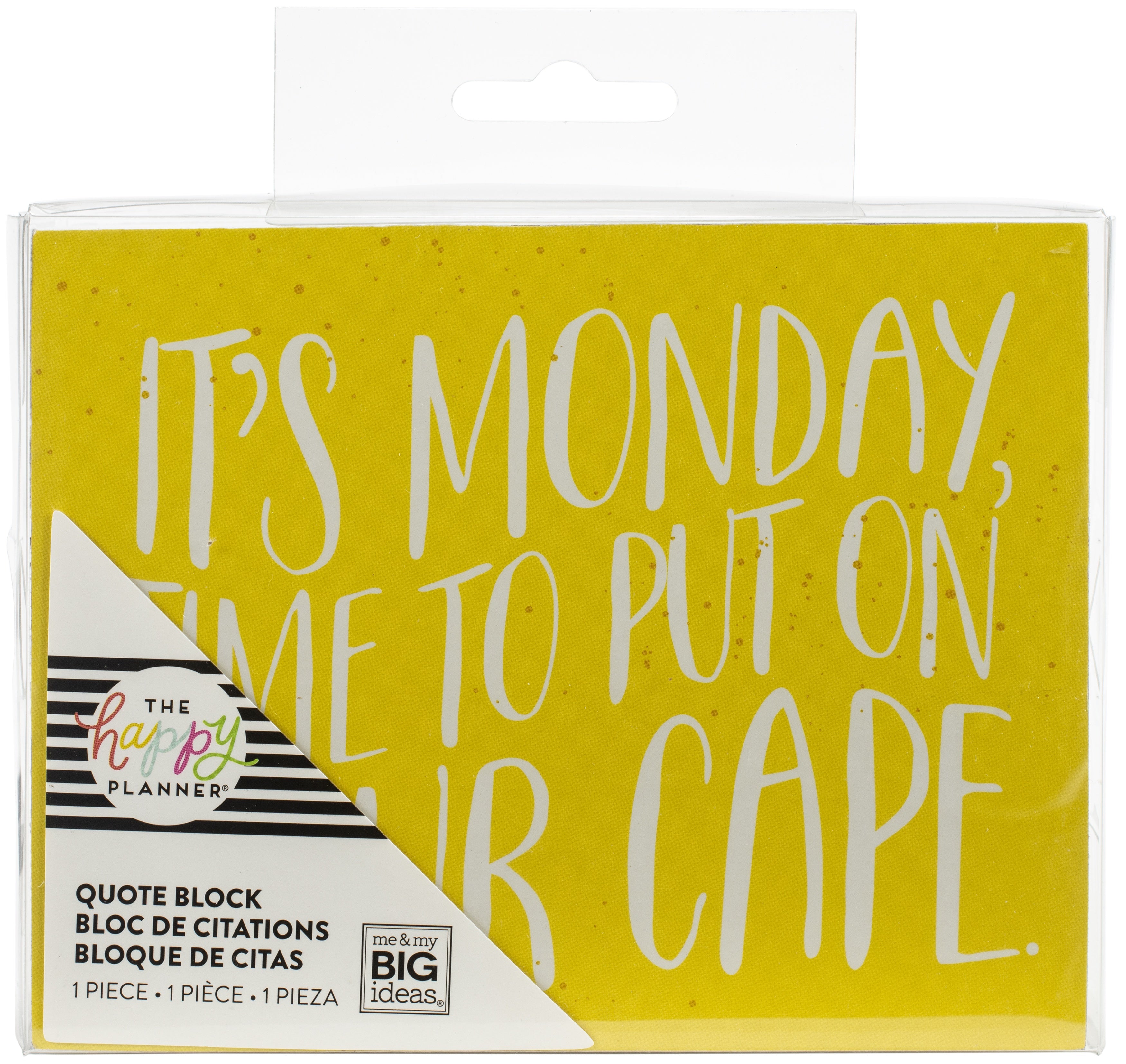 Happy Planner Quote Block - Put On Your Cape