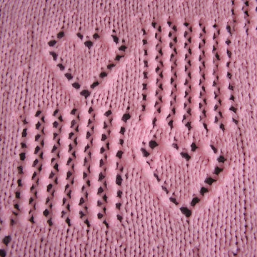 Baby Blanket Hearts and Lace for Car-seat+