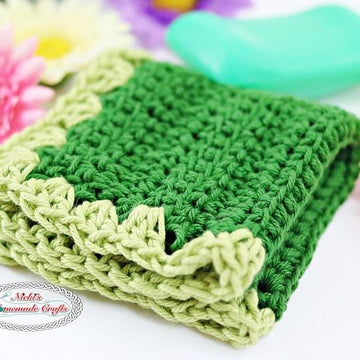 Linked Crochet Washcloth