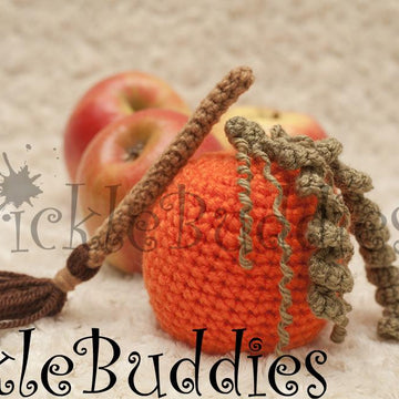 Witch with Pumpkin Chocolate Orange Cover Crochet Pattern UK Terminology