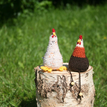 Hühnchen, 3 verschiedene Hühner