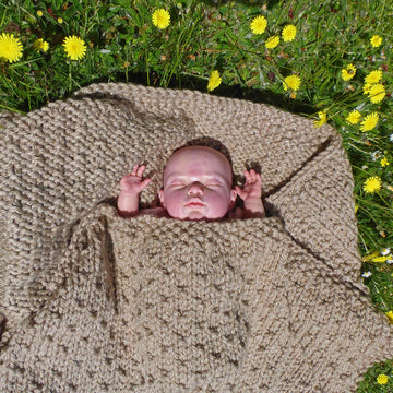 Dot Stitch Baby Blanket