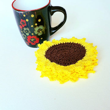 Sunflower coaster