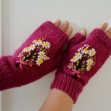 Daisy Mittens Gloves