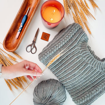 Autumn Wheat Child Sweater