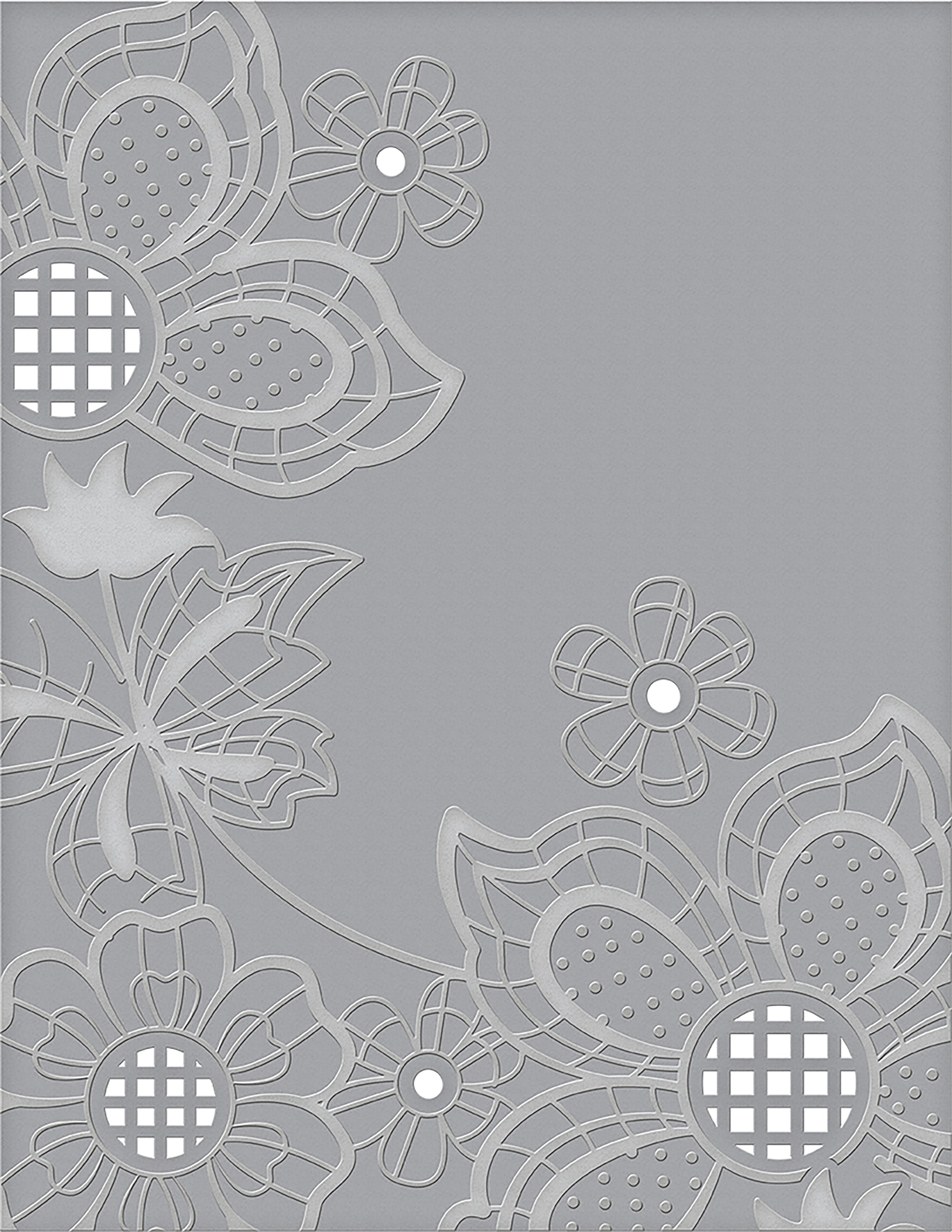 Spellbinders Cutting Embossing Folders - Floret Cluster