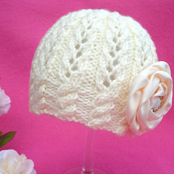 Knitting PATTERN Baby Beanie Baby Girl Cap