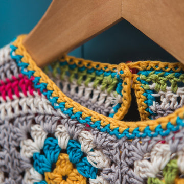 Little Miss Granny Square Dress