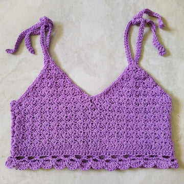 Easy Crochet Crop Top Pattern Beginner Singlet Tank Top PDF DIY Summer Crochet Shirt Made to Measure Crochet Top Simple Festival Pattern