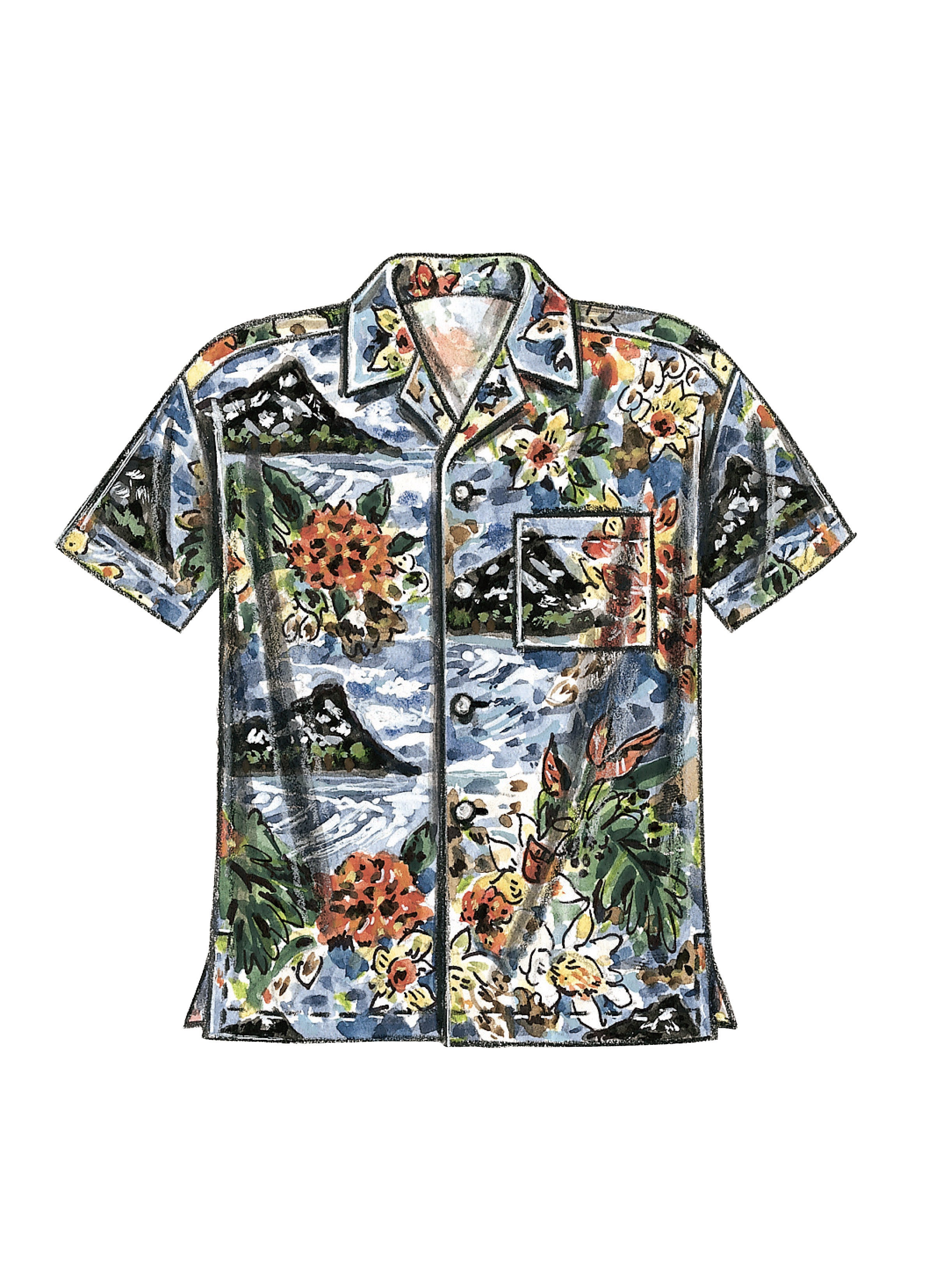McCall's Men's Shirts M2149 - Sewing Pattern