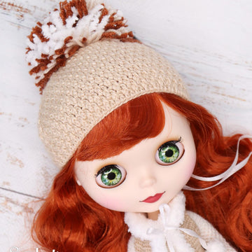 Boho style outfit for Blythe doll