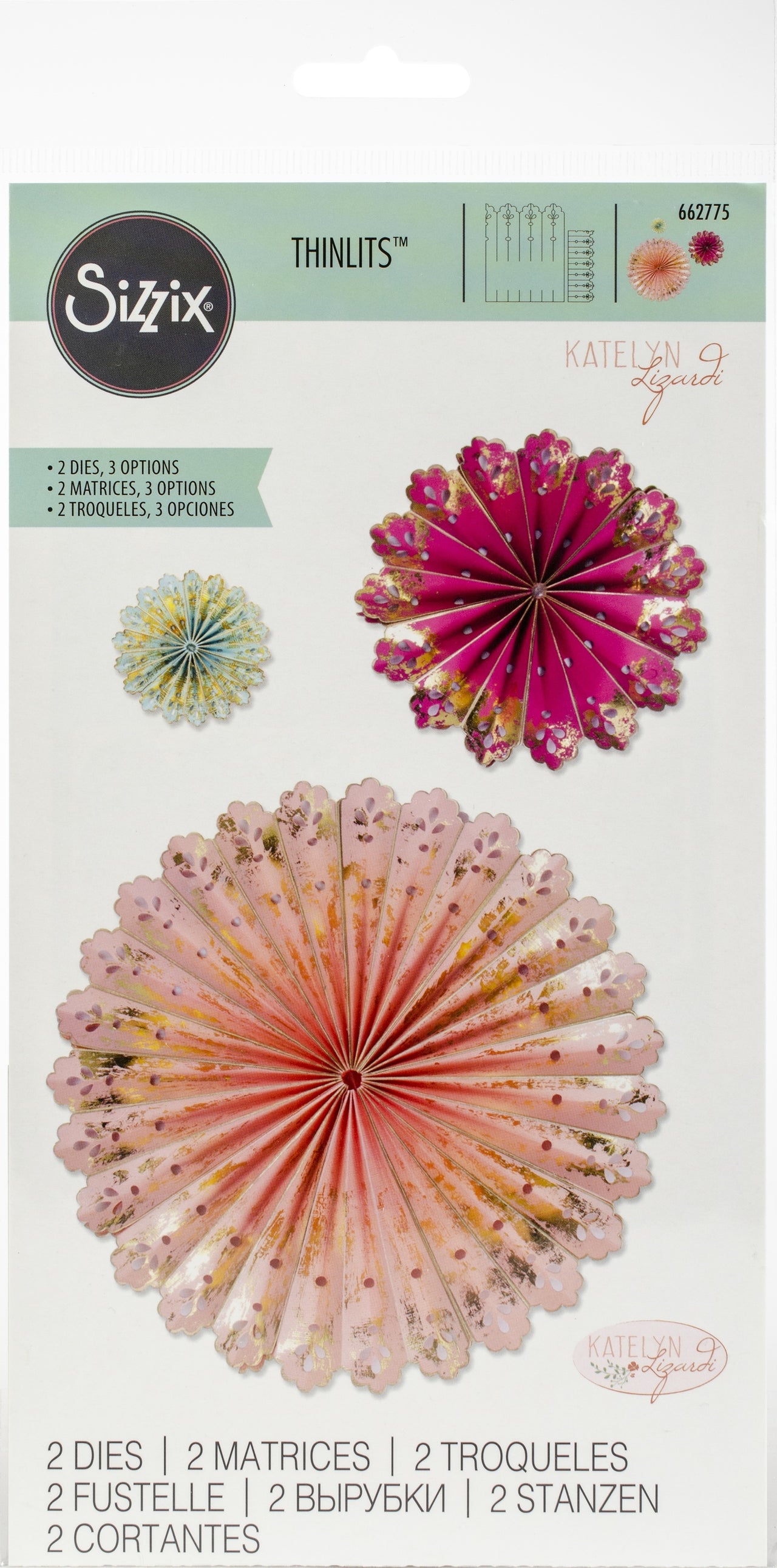 Sizzix Thinlits Dies By Katelyn Lizardi - Party Fans