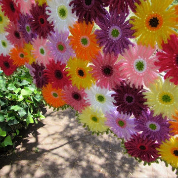 Gerbera Garden Blanket