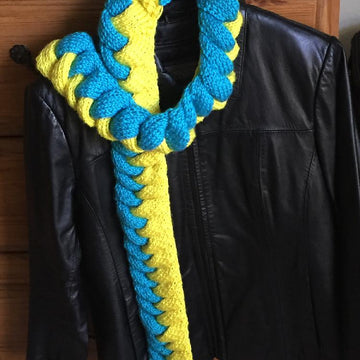 Fishtail Braid Scarf