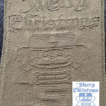 Nr. 449 5. Nutcracker Merry Christmas guest towel