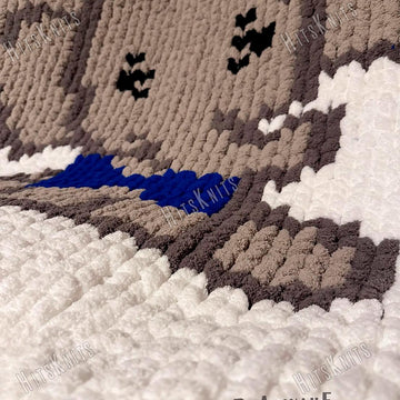 Elephant Finger Knit Blanket