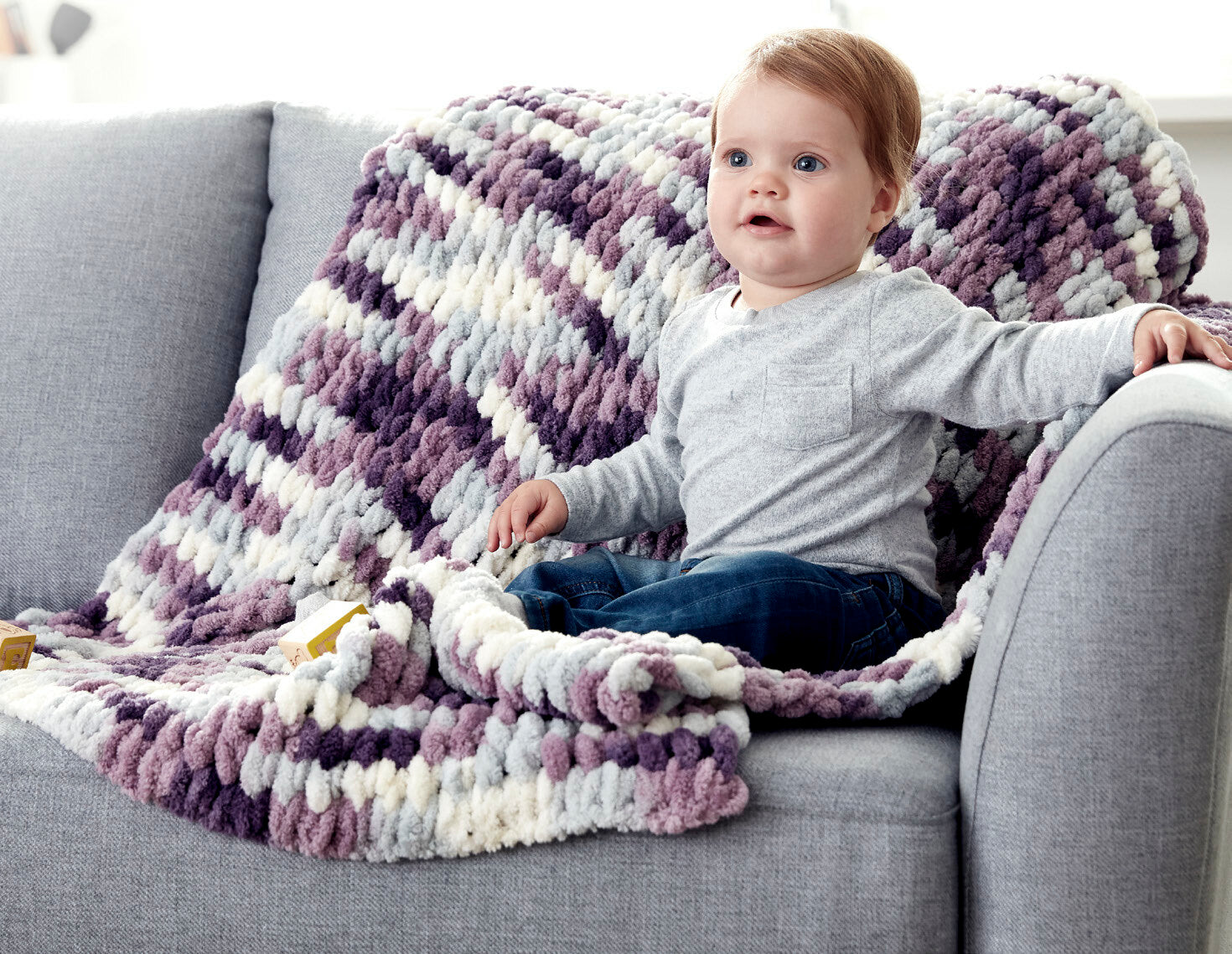 Baby Blanket in Bernat Alize Blanket-EZ - Downloadable PDF
