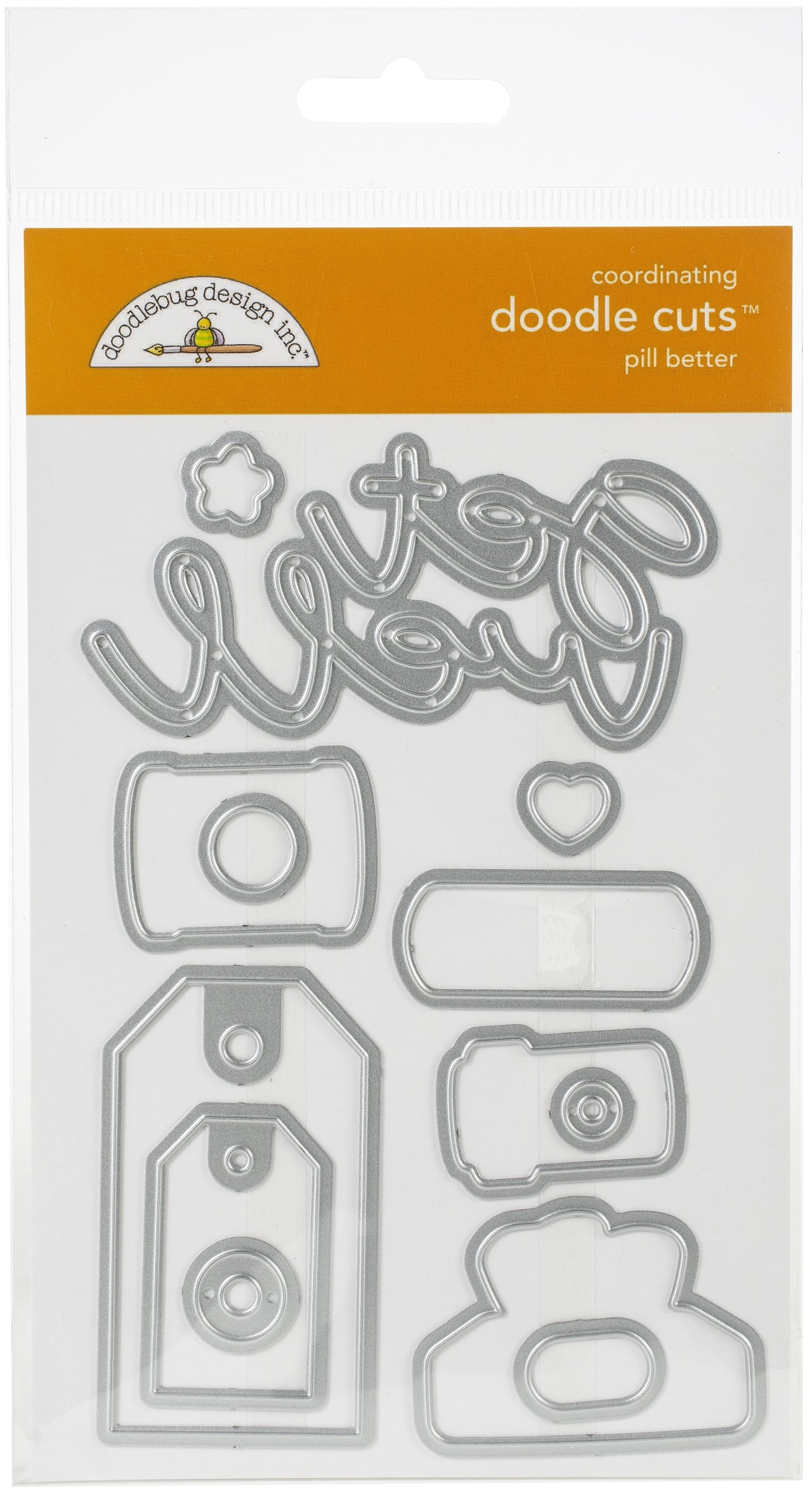 Doodlebug Doodle Cuts Dies - Pill Better