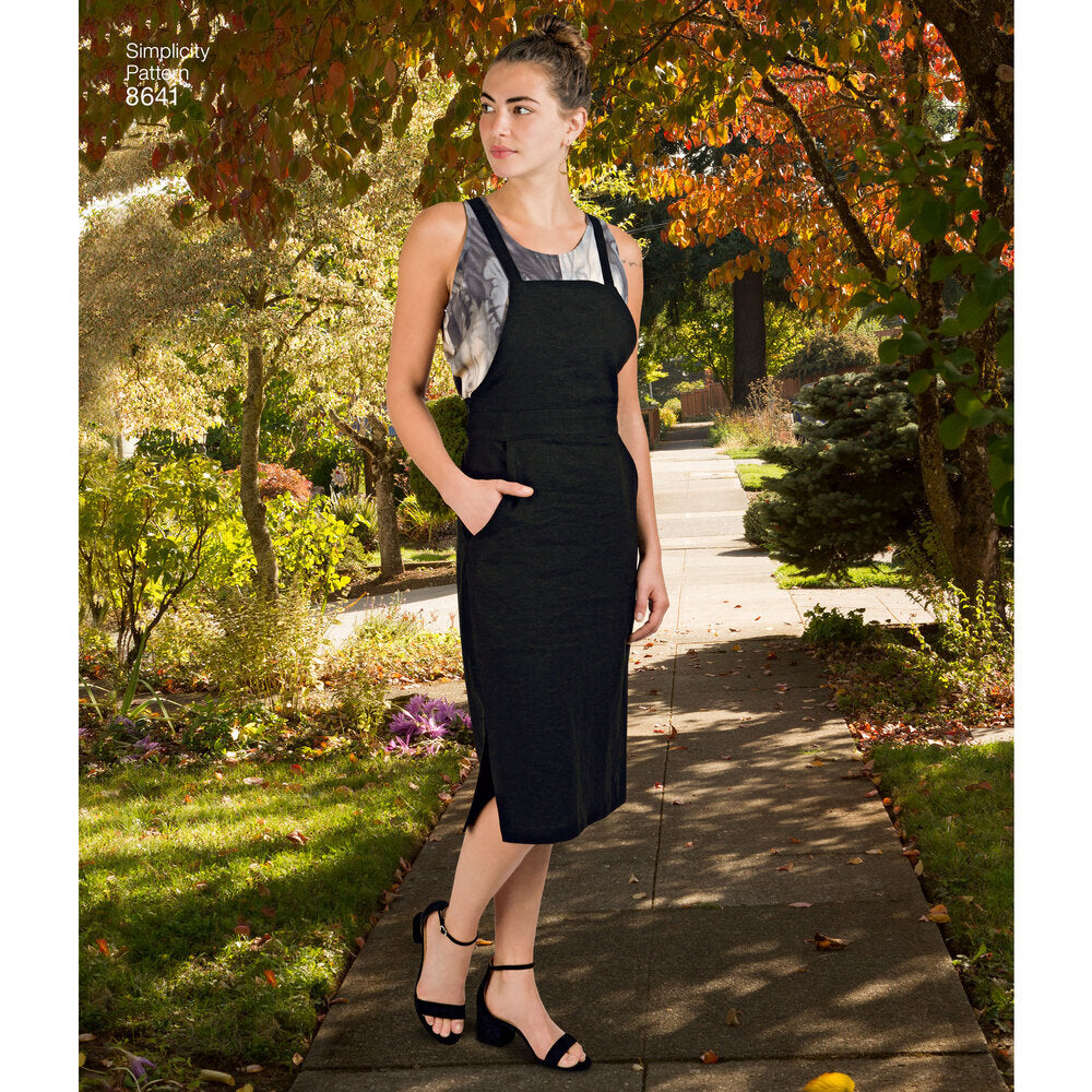 Simplicity 8641 Women's Jumper Dress - Sewing Pattern