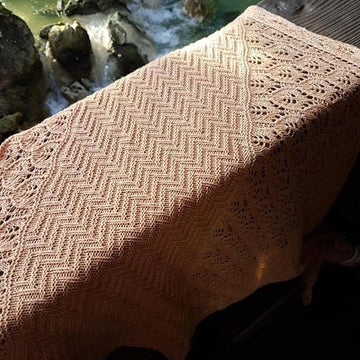 Emerald forest shawl